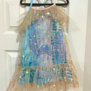 NWOT tags Baby Sara sequin ruffle mermaid dress 2T